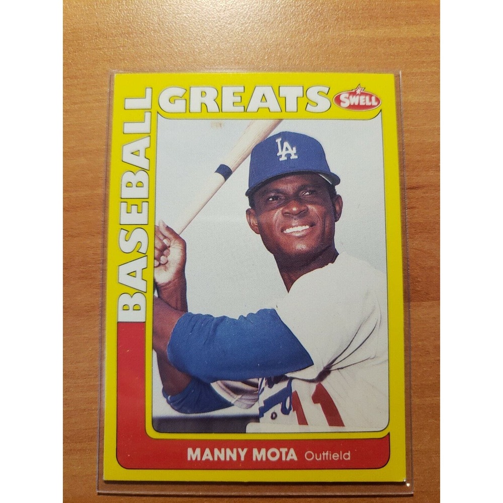1990 Swell #63 Manny Mota - Baseball Greats - Impel - MLB